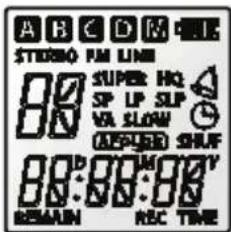 PHILIPS Digital Voice Tracer LFH 7780 - LCD displej a symbol - 1