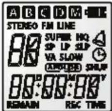 PHILIPS Digital Voice Tracer LFH 7780 - LCD-indicator en symbolen - 1