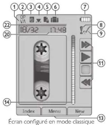 PHILIPS Pocket Memo DPM8300 - Écran de démarrage - 2