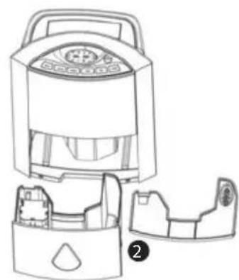 LANAFORM LA120501 - EINSETZEN DES WASSERTANKS - 2