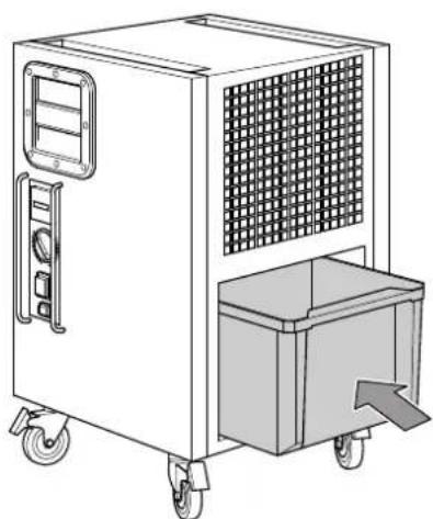 TROTEC TTK 125 S - Évacuation du réservoir de récupération des condensats - 5