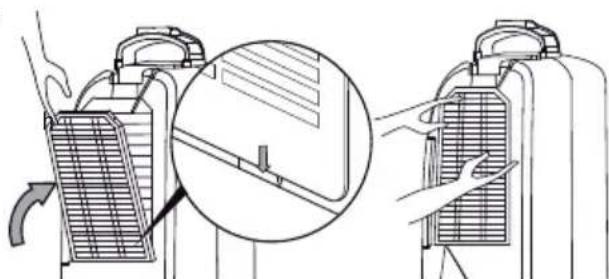 TROTEC TTK 30 S - Start procedure Insert air filter - 5