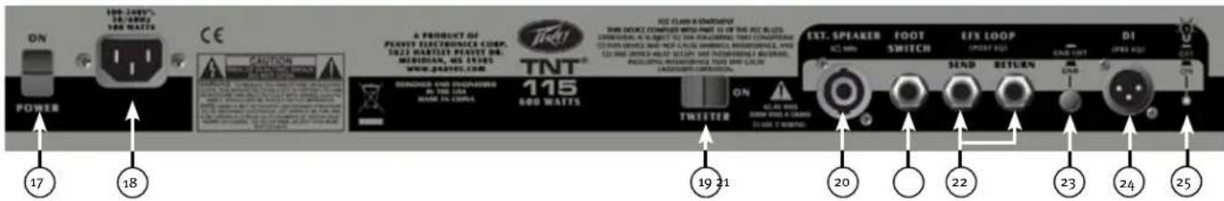 PEAVEY Tour Series TNT Combo - INTERRUPTEUR MARCHE ARRET - 2
