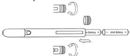 VELLEMAN MP1800 - Insertion des piles - 1