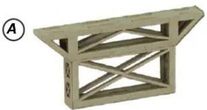 NOCH 67027 - Versionen des Adapterstücks (weitereInfos in der Bauanleitung von 67031) Versions of the adapter piece (for further information see instructionsheet of 67031) - 1