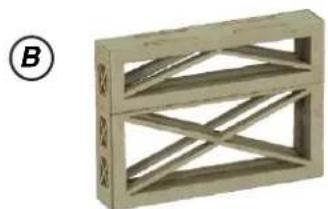 NOCH 67027 - Versionen des Adapterstücks (weitereInfos in der Bauanleitung von 67031) Versions of the adapter piece (for further information see instructionsheet of 67031) - 2