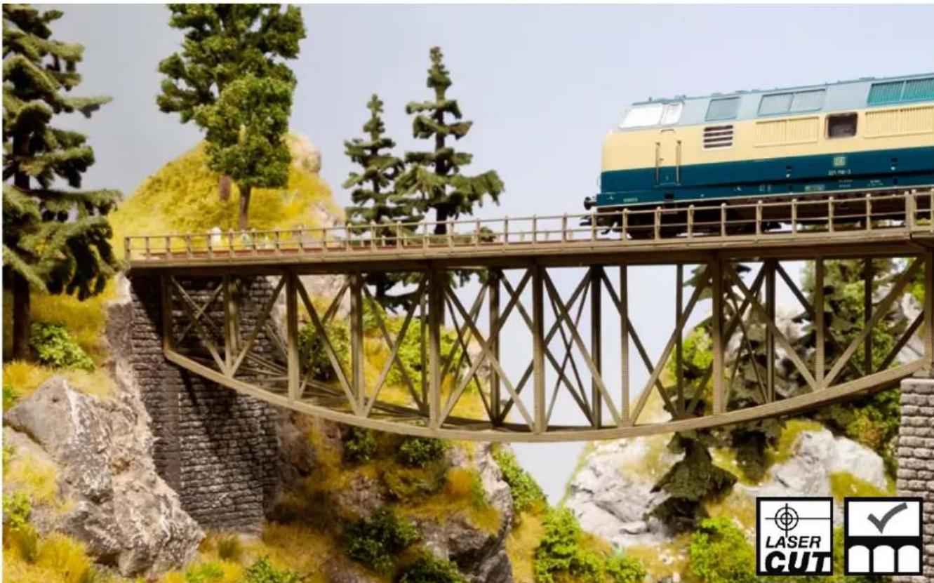 NOCH 67027 - Fischbauchbrücke H0 - 1