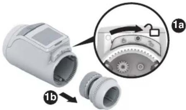 HONEYWELL EvoHome THR092HRT - Monter la tête de vanne - 1