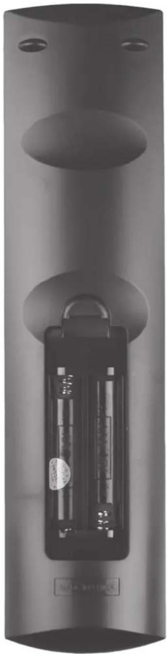 SILVERCREST SSR 1080 B2 - Inserting the Batteries into the Remote Control - 1