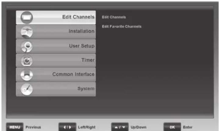 SILVERCREST SSR 1080 B2 - Edit Channels - 1