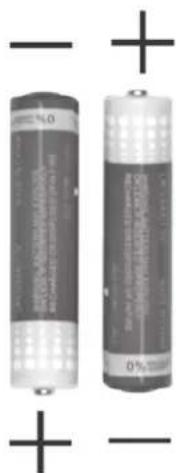 SILVERCREST SSR 1080 B2 - Inserting the Batteries into the Remote Control - 3