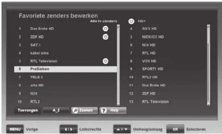 SILVERCREST SSR 1080 B2 - Favorite zenders bewerken - 1