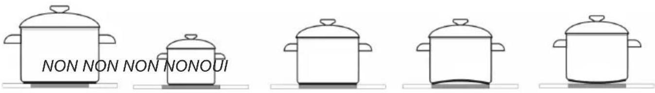 AMICA EHC 12426 E - Choix des récipients - 1