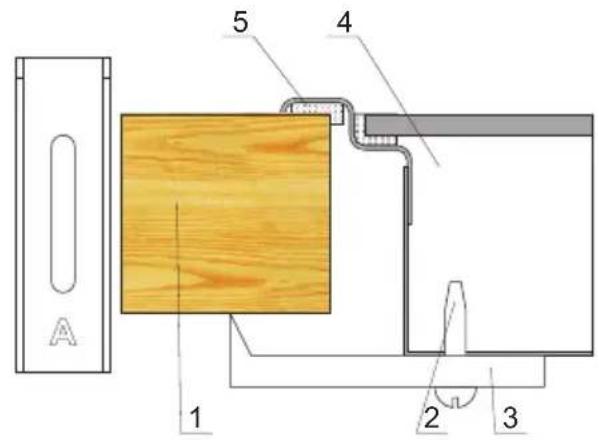 AMICA EHC 12426 E - Montage des Kochfeldes in der Arbeitsplatte der Kuchenmöbel - 1