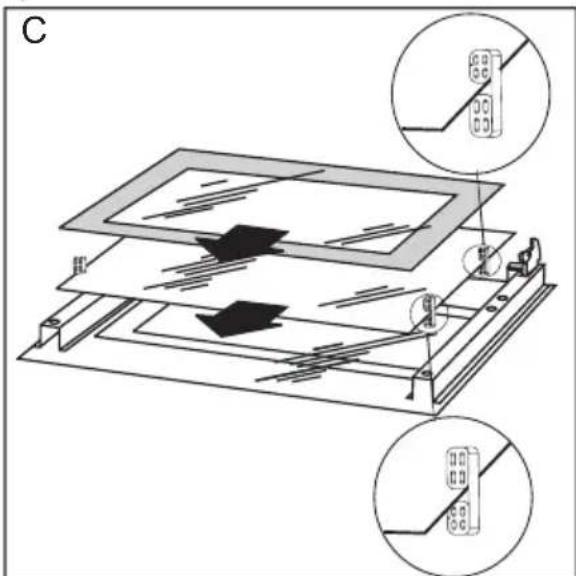 AMICA EHC 12426 E - Herausnahme der inneren Scheibe - 3