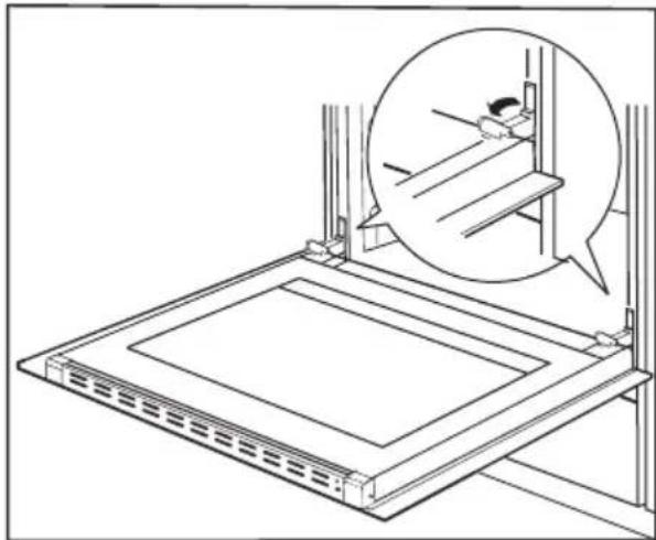 AMICA EHC 12427 E - Backofentür aushängen - 1