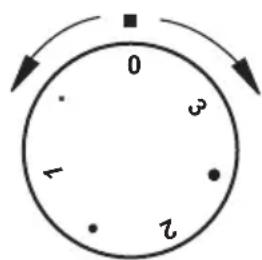 AMICA EHC 12427 E - Positions indicatives de la manette - 2