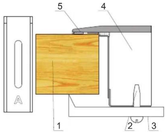 AMICA EHC 12427 E - Montage des Kochfeldes in der Arbeitsplatte der Kuchenmöbel - 1
