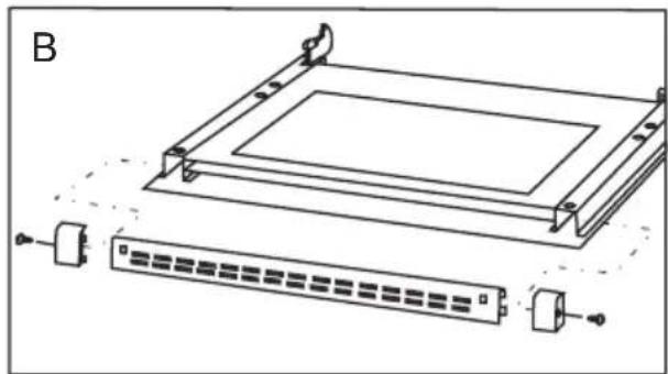 AMICA EHC 12427 E - Démontage de la vitre intérieure - 2