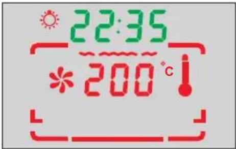 AMICA EHC 12427 E - Ventilateur et grill allumés - 1