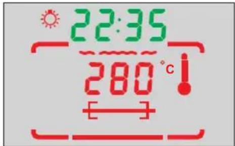 AMICA EHC 12427 E - Grill und Drehspieß eingeschaltet. - 1