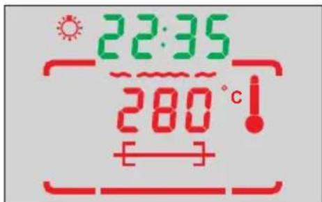 AMICA EHC 12427 E - Gril et tournebroche allumés. - 1