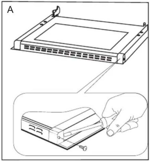 AMICA EHI 12429 E - Démontage de la vitre intérieure - 1