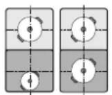 SIEMENS HE78BD571 - Utilisation comme deux zones de cuisson - 1
