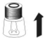 AMICA EHC 12750 E - Assurez-vous que l'appareil est débranché avant de remplacer la lampe pour éviter le risque d'un choc électrique. - 2