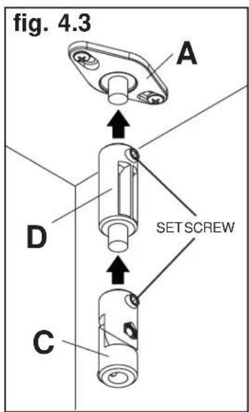 Peerless-AV PSP2W - Installing Arms to Mounting Plate - 4