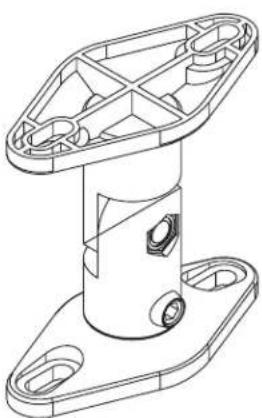 Peerless-AV PSP2W - Instalación y ensamblaje: Soportes universales para altavoces - 1