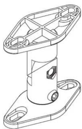 Peerless-AV PSP2W - Installation et assemblage : Montures universelles pour haut-parleurs - 1