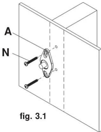 Peerless-AV PSP2W - Fixation sur des montants ou des poutres en bois - 1