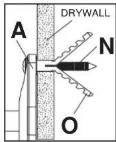 Peerless-AV PSP2W - 3-2 For Attachment to Drywall surface - 3