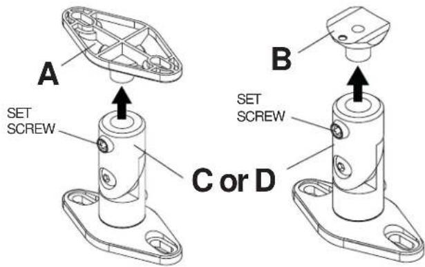 Peerless-AV PSP2W - Remove Mounting Plate - 2