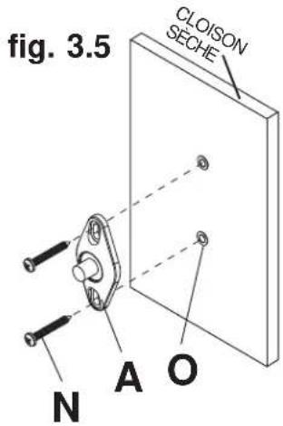 Peerless-AV PSP2W - 3-2 Fixation sur une cloison sèche - 2