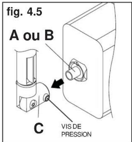 Peerless-AV PSP5W - Installation des bras sur la plaque de montage - 6