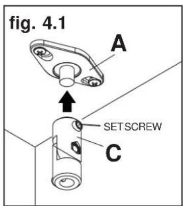 Peerless-AV PSP5W - Installing Arms to Mounting Plate - 2