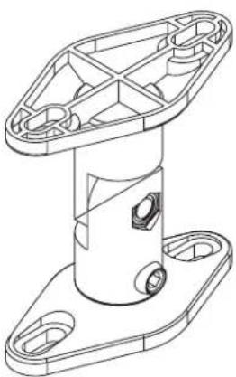 Peerless-AV PSP5W - Installation et assemblage : Montures universelles pour haut-parleurs - 1