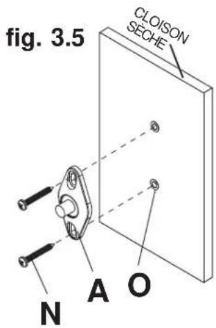 Peerless-AV PSP5W - 3-2 Fixation sur une cloison sèche - 2