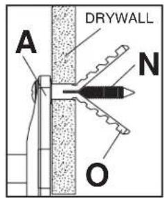 Peerless-AV PSP5W - 3-2 For Attachment to Drywall surface - 3