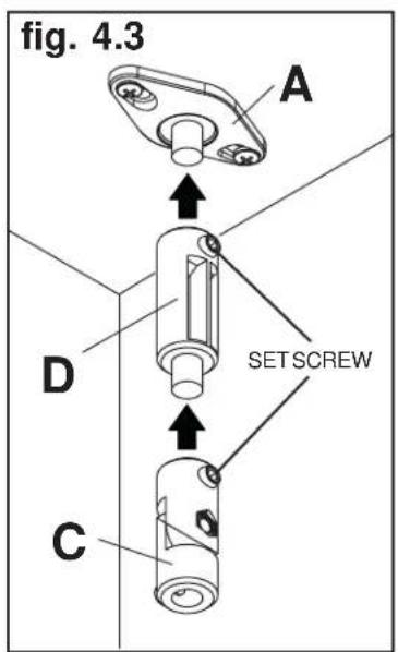 Peerless-AV PSP5W - Installing Arms to Mounting Plate - 4