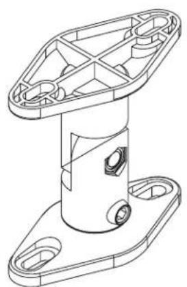 Peerless-AV PSP5W - Instalación y ensamblaje: Soportes universales para altavoces - 1