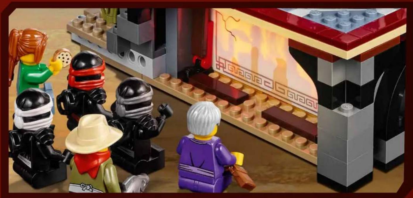 LEGO Temple of Airjitzu - TEATRO DE SOMBRAS - 1