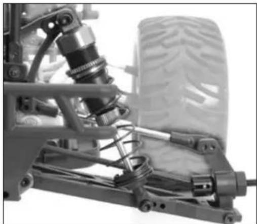 LRP S10 Blast TX 2 RTR - AJUSTE DE LA ALTURA DEL CHASIS - 1