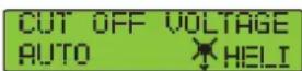 ROBBE Programmer V2 - Cut Off Voltaje (tensión de desconexión) - 1
