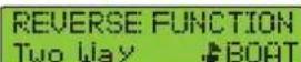 ROBBE Programmer V2 - Fonction d'inversion (Reverse Function) (uniquement dans le mode bateau+auto (Boat+Car))! - 1