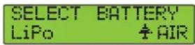 ROBBE Programmer V2 - Battery Type (Batterietyp) - 1