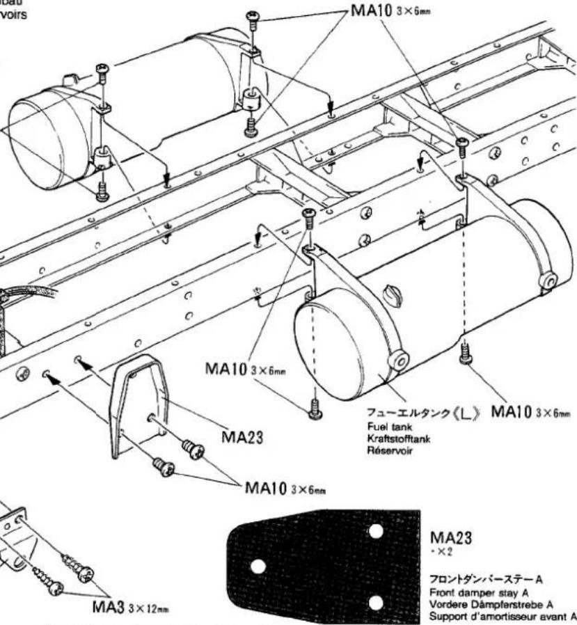 TAMIYA Ford Aeromax - VERIFICATION DE L'ÉQUIPEMENT R/C (Voir à droite) - 21
