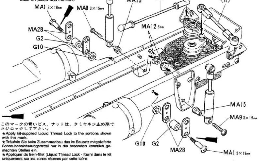 TAMIYA Ford Aeromax - VERIFICATION DE L'ÉQUIPEMENT R/C (Voir à droite) - 13